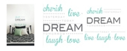 Brewster Home Fashions Cherish Dream Live Wall Quote